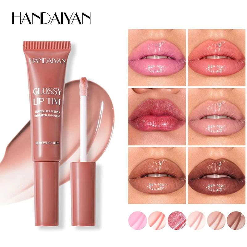 Kristall-Lippenbalsam, feuchtigkeitsspendender Glanz, Öl, Gelee, Schimmer, Lipgloss, langanhaltender flüssiger Lippenstift, feuchtigkeitsspendendes getöntes Serum, Make-up