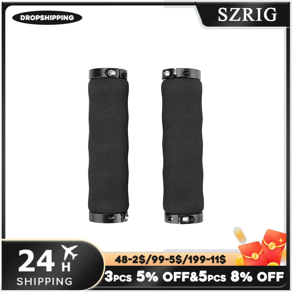 SZRIG Ultra Light Sponge Handgrip Pair With 15mm Micro Rod Connection For Camera / Monitor Cage Rig For Photo Studio