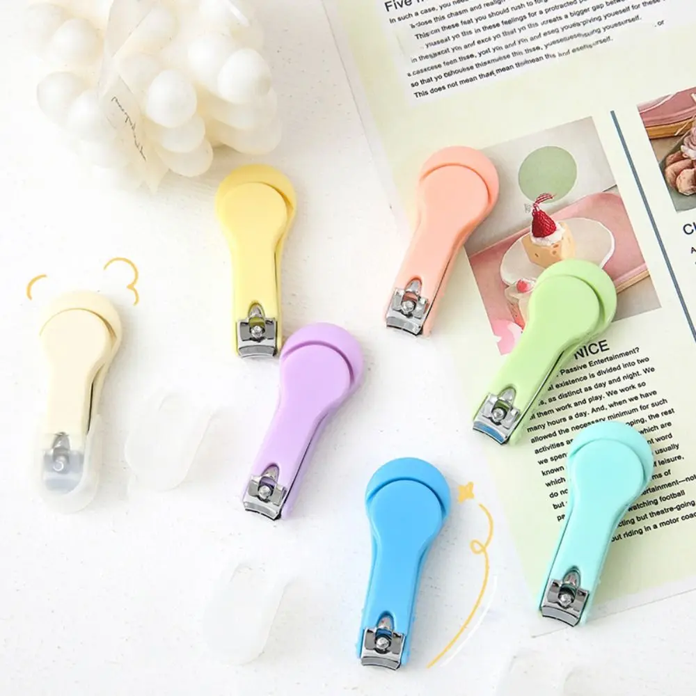 Durable Cute Nail Clippers Creative Anti-slip Nail Trimmer Portable Macaron Color Manicure Tool Manicure