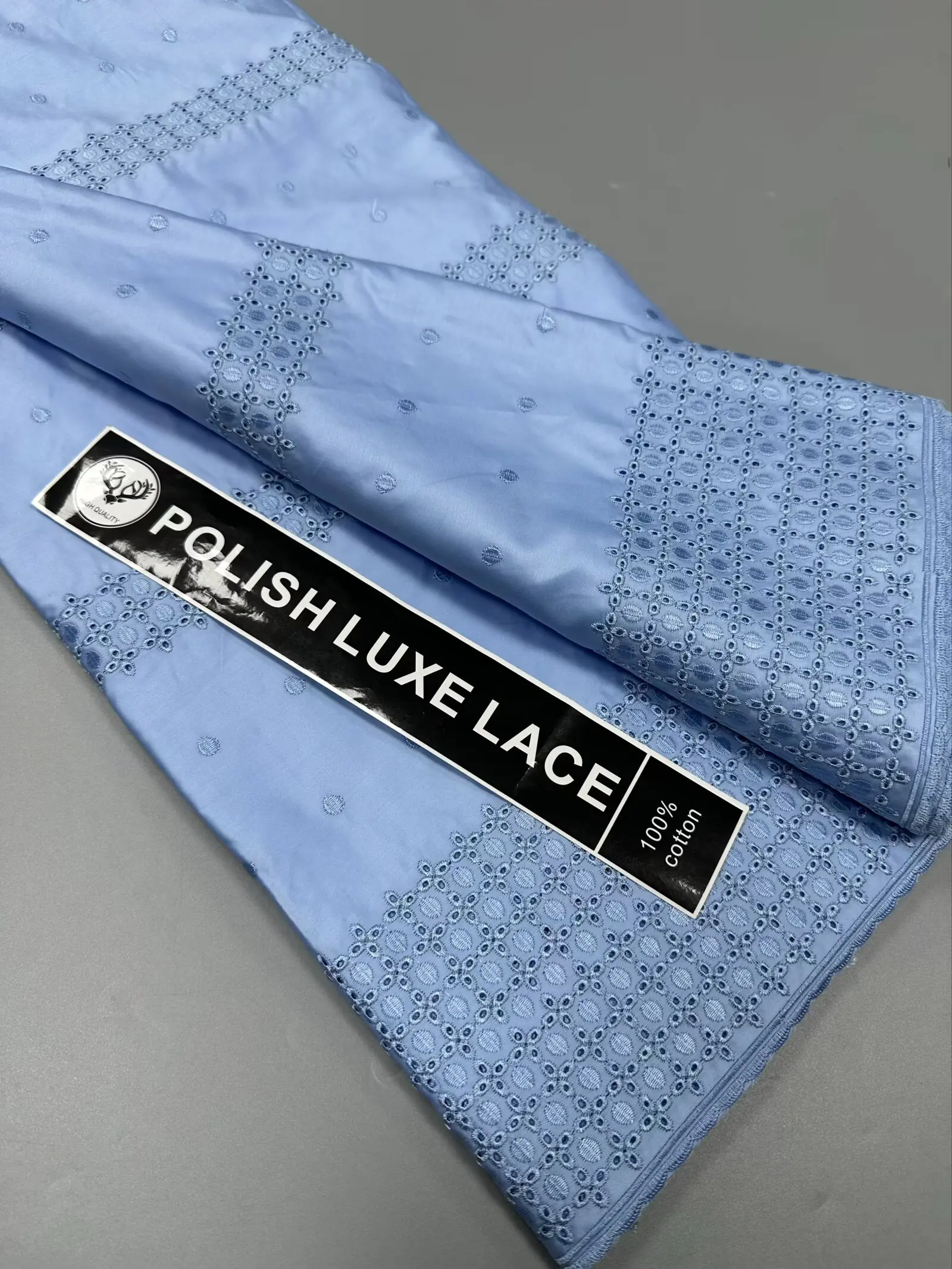 

Роскошная африканская швейцарская вуаль, кружевная ткань, модная польская кружевная ткань премиум-класса из 100% хлопка для шитья мужских и женских платьев, 5 ярдов