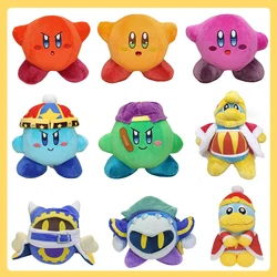 New Colorful Star Kirby Plush Toy King Dedede Meta Knight Magolor Soft Doll Knight Kirby Cute Funny Birthday Gift For Children