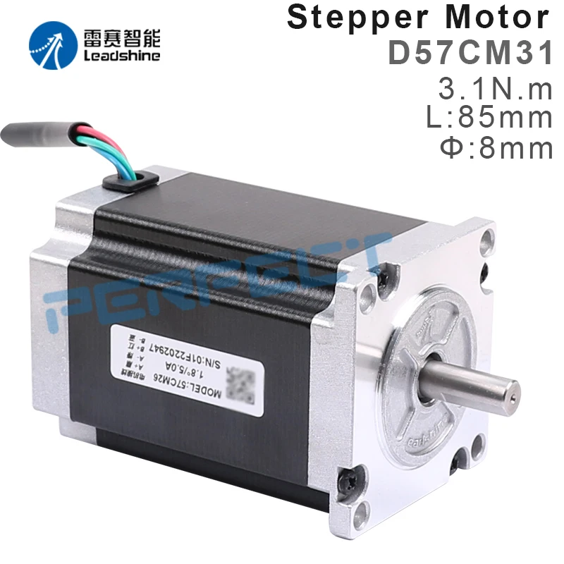 

D57CM31 Leadshine Stepper Motor 3.1Nm 2-Phase NEMA23 Stepper Motor 6A Phase Current