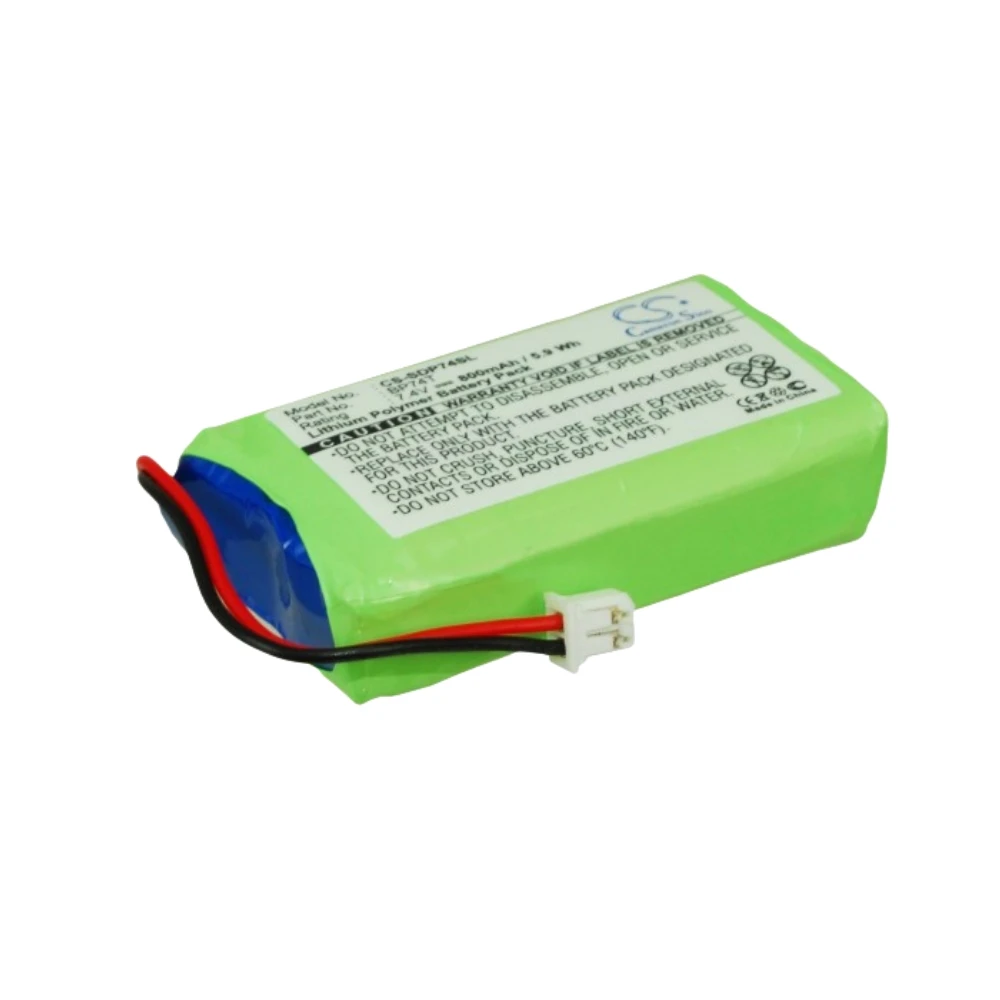 Li-Polymer Dog Collar Battery for Dogtra,7.4v,800mAh,Transmitter 2500T Transmitter 2500B 2502 T&B 1 Mile 3502NCP Super X Collar