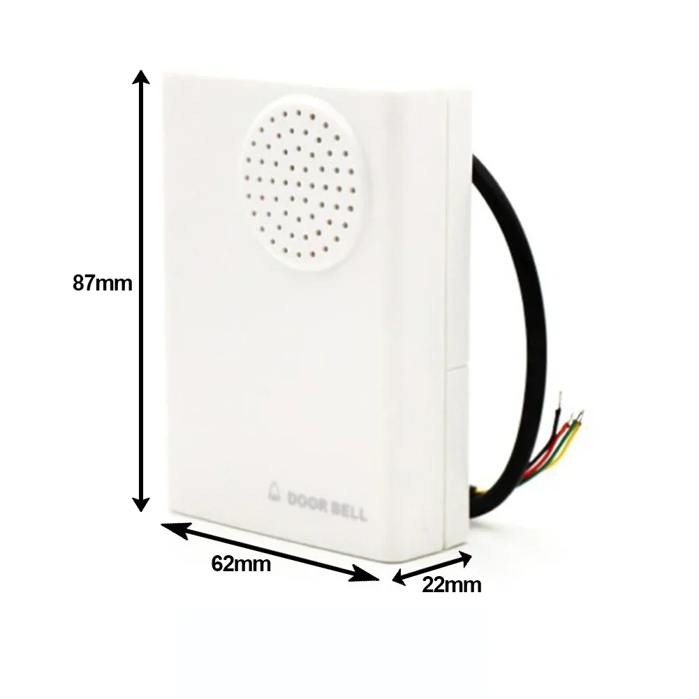 New Practical Doorbell Wired Door Bell Home Improvement Matching Pager Connect To 12V Battery Door Chime Wired