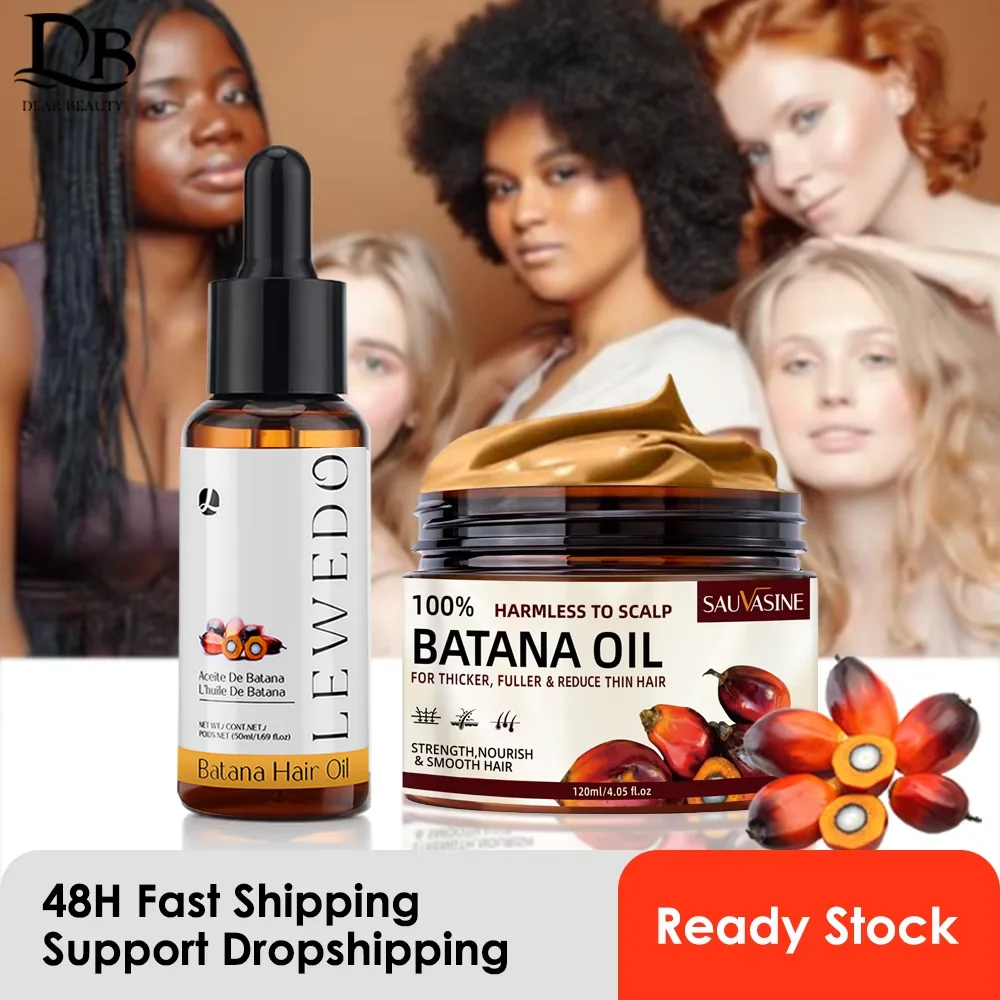 100% Pure Batana Hair Conditioner, Natural Hair Treatment Oil, Promote Hair Wellness, Treating Hair Loss, Anti-Breakage Hair