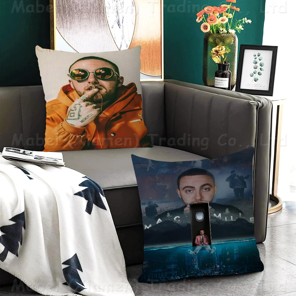 Rap Singer M-Macs M-Millers Swimming Pillow Gifts Home Office Furnishings Bedroom Sofa Car Cushion Cover Case 45x45cm