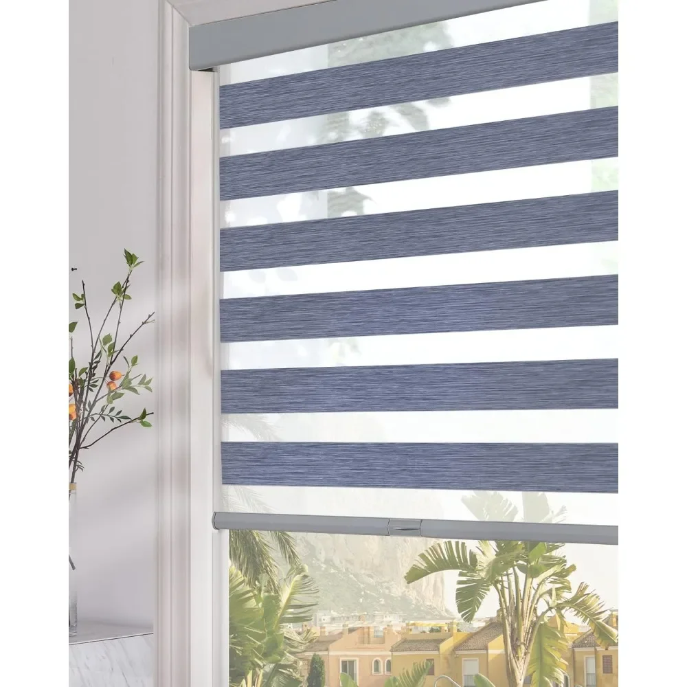 Cordless Zebra Blinds for Windows (24