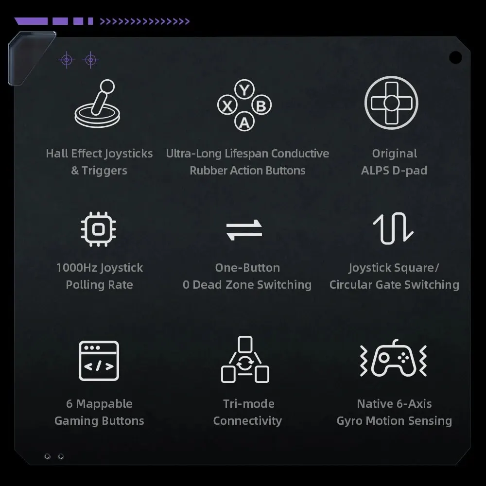 Picture 3: THUNDEROBOT G50S Wireless Gaming Controller Hall Effect Joystick Triggers Gamepad 1000Hz Polling Rate For Switch PC Android IOS