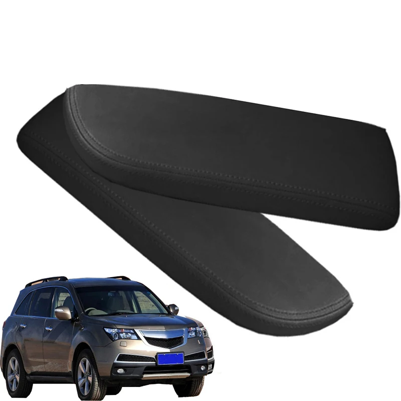 Leather Armrest Car Center Console Lid Cover Pad for Acura MDX 07-13 Armrest Cover Skin Car Auto Parts