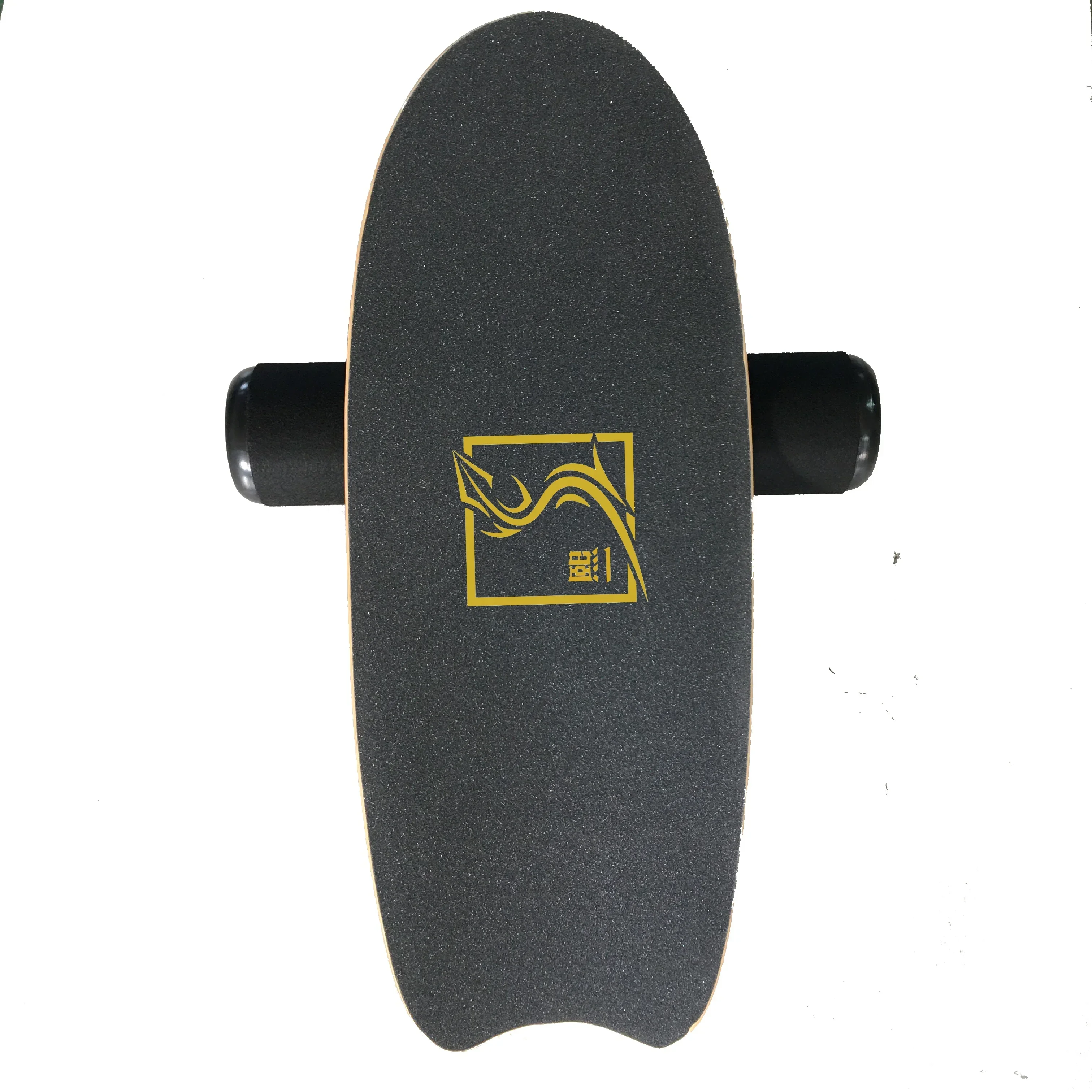 The most popular fitness maple Fish shaped  balance board healthy core balance and waist training wooden balance board