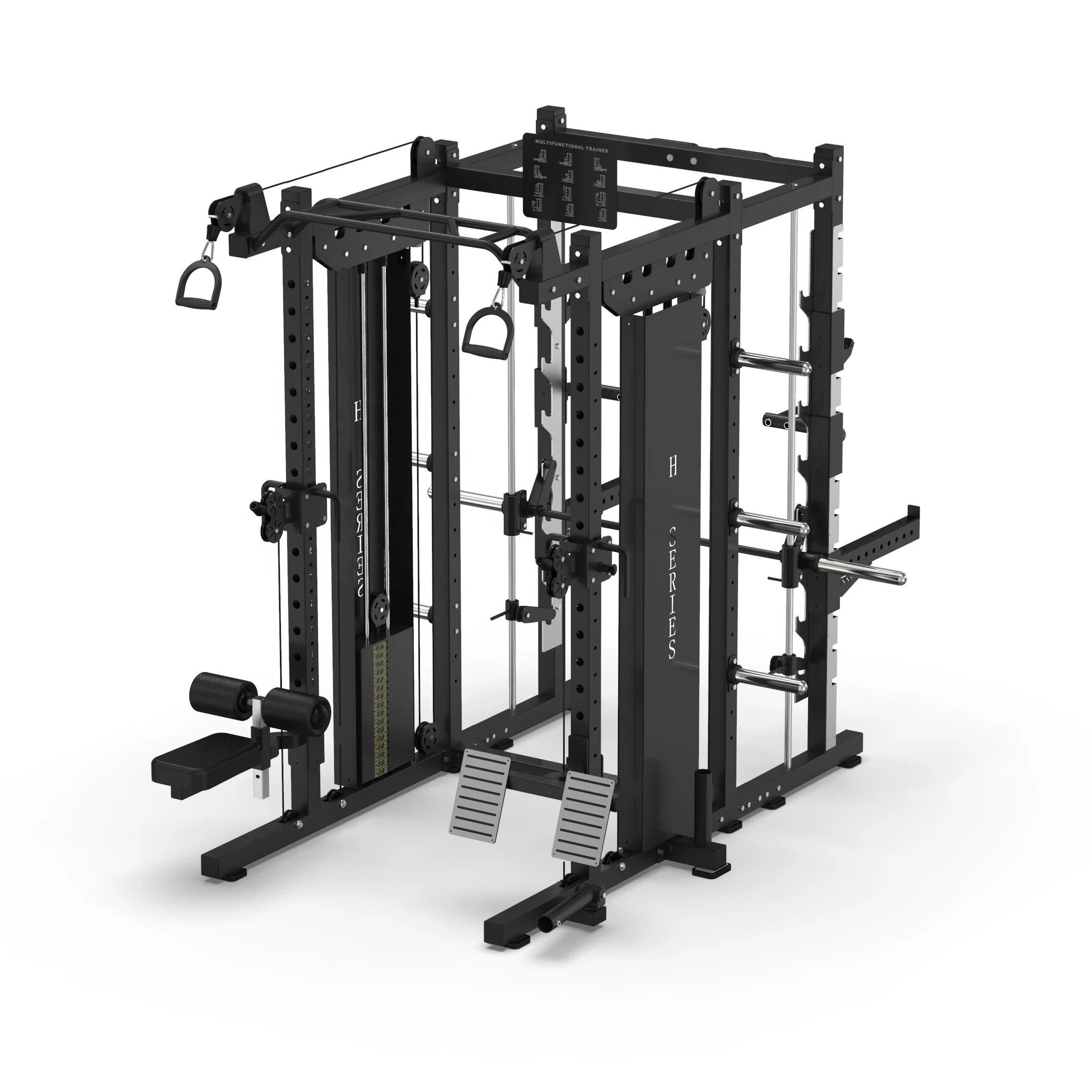 Home Use  Multi Functional Trainer Smith Machine/ Cable Crossover /Power Rack