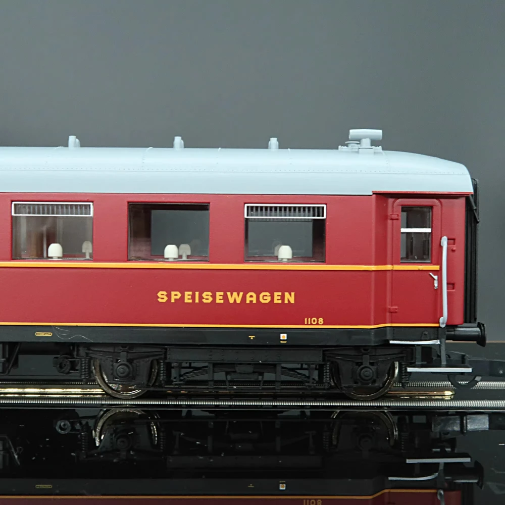 ROCO HO Type 1/87 Speelgoedtrein 6200057 Oost-Duitse DR Vierde Generatie Passagierskoets Driedelige Treinset Jongen Speelgoed Cadeau