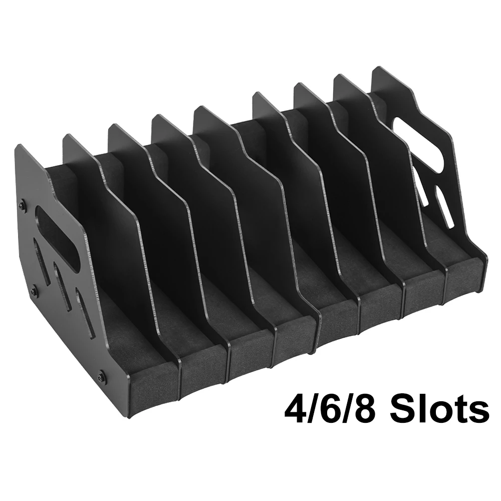 

4/6/8 Slots Gun Rack Pistol Rack Upgrade Soft Foam Pistol Holder for Gun Safe Cabinet Storage Handgun Stand Organizer Shooting