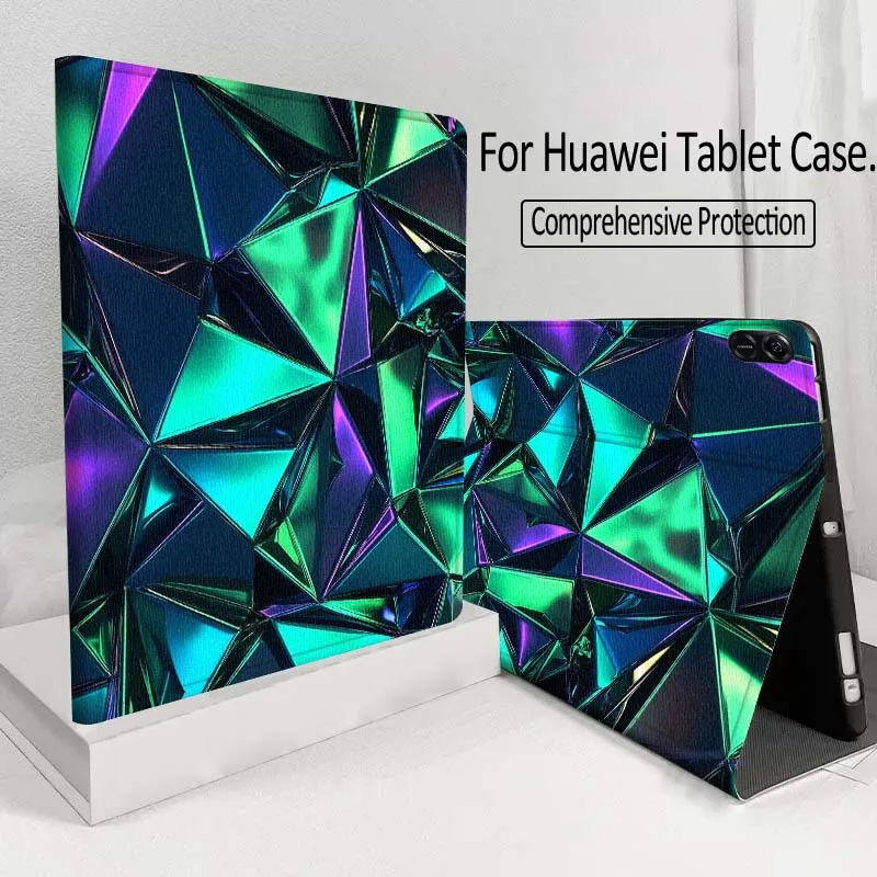 

Circuit Board Glowing Lines For Huawei MatePad M5 T5 SE 11 Pro Honor Tab 5 V7 V8 X9 GT 10.1 10.8 Inch Tablet Case