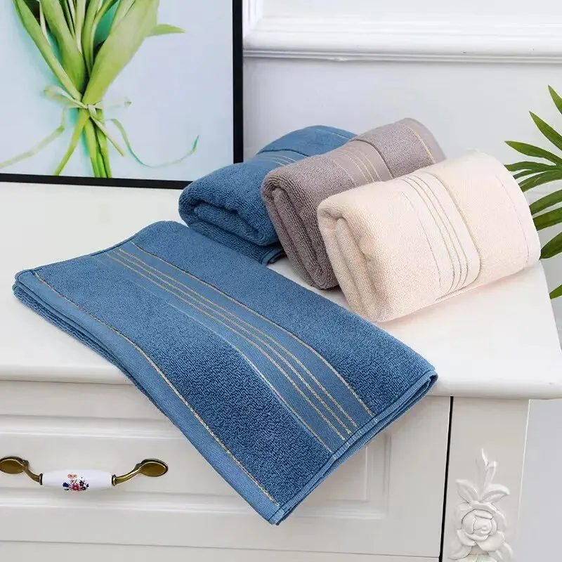 2PCS Towels Thickened Absorbent Towel Pure Cotton Quick Absorbent Soft Quick Dry Thickened Face Towel