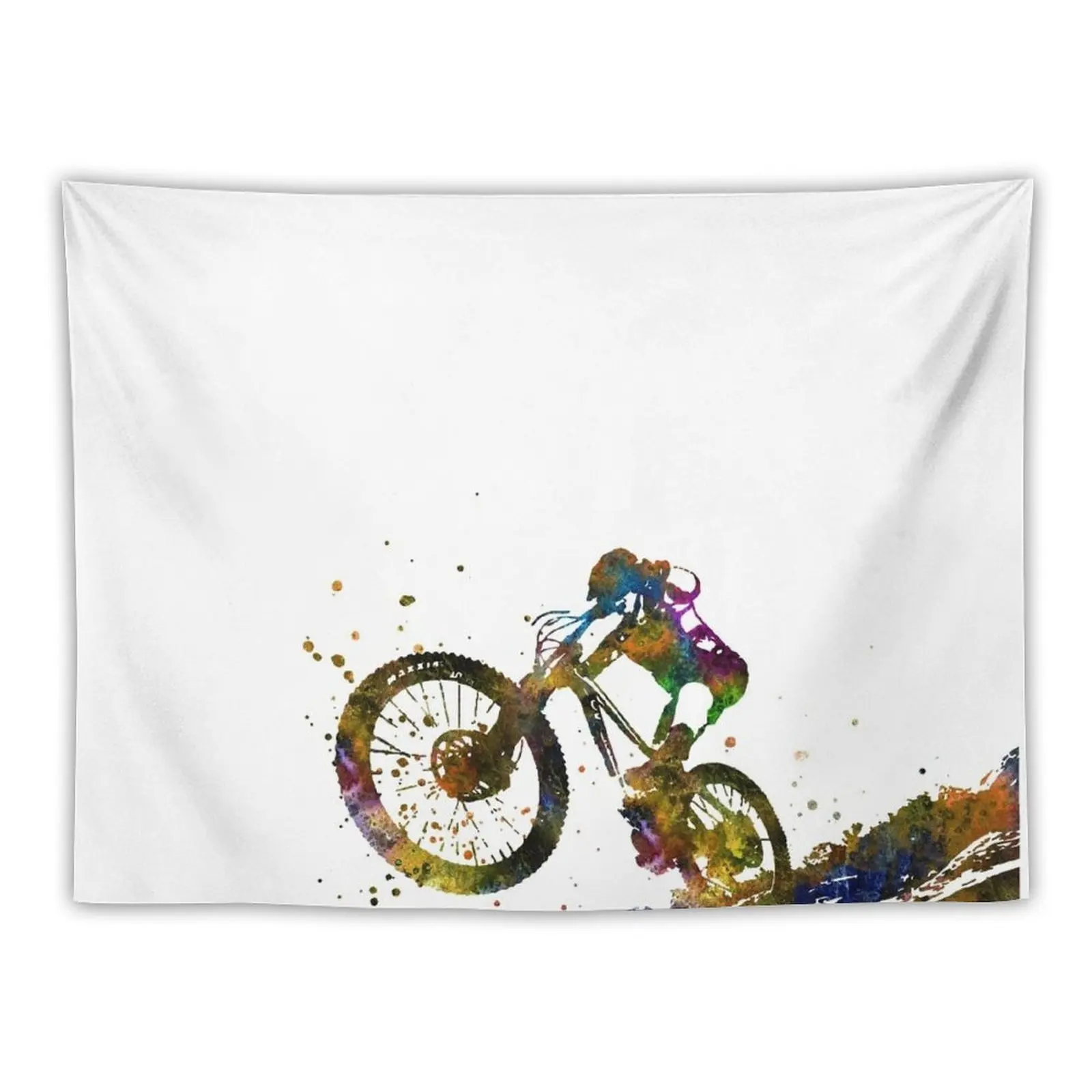 

New Mountain biking, mountain bike, sport Tapestry Bedroom Deco Bedroom