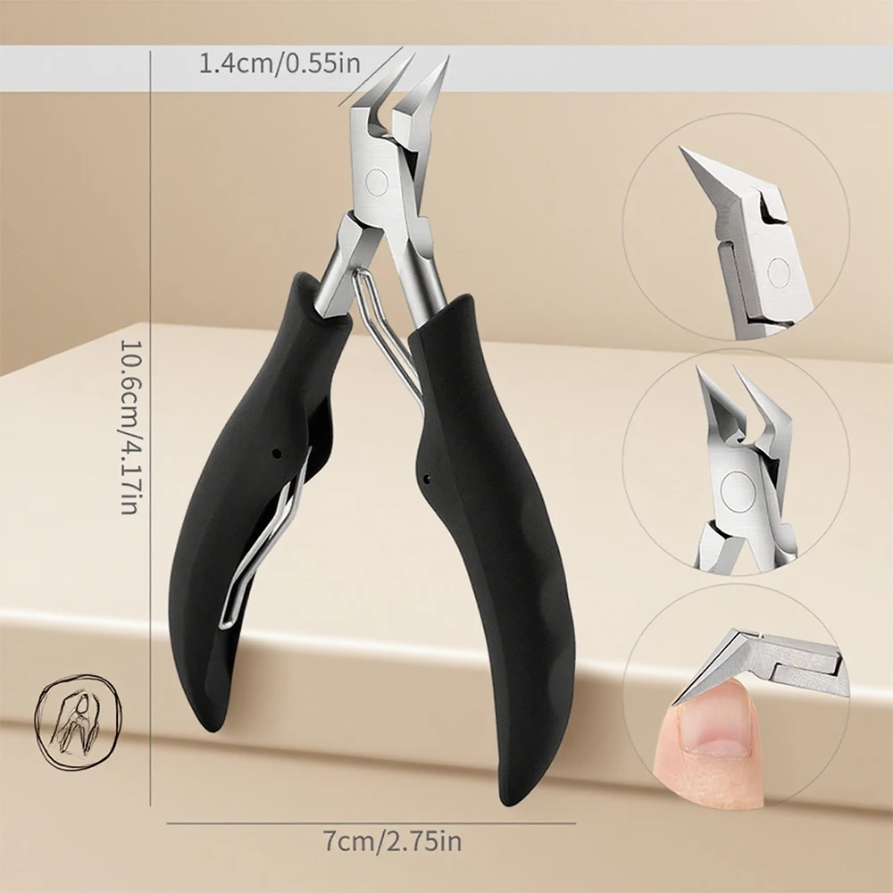 Profesional nail clippers Sharp Ingrown Cuticle Clippers Edge Cutter Scissor Nail Pliers Clippers Nail Art Manicure Tools