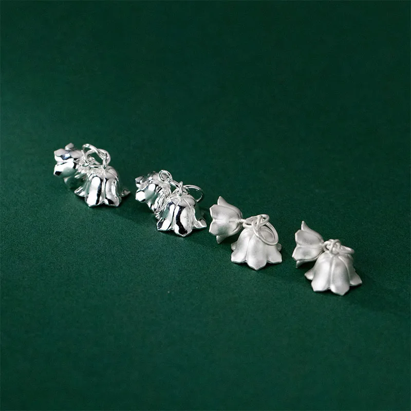 

Шармы из серебра 925 пробы с блестящей/матовой поверхностью, 1 шт./лот