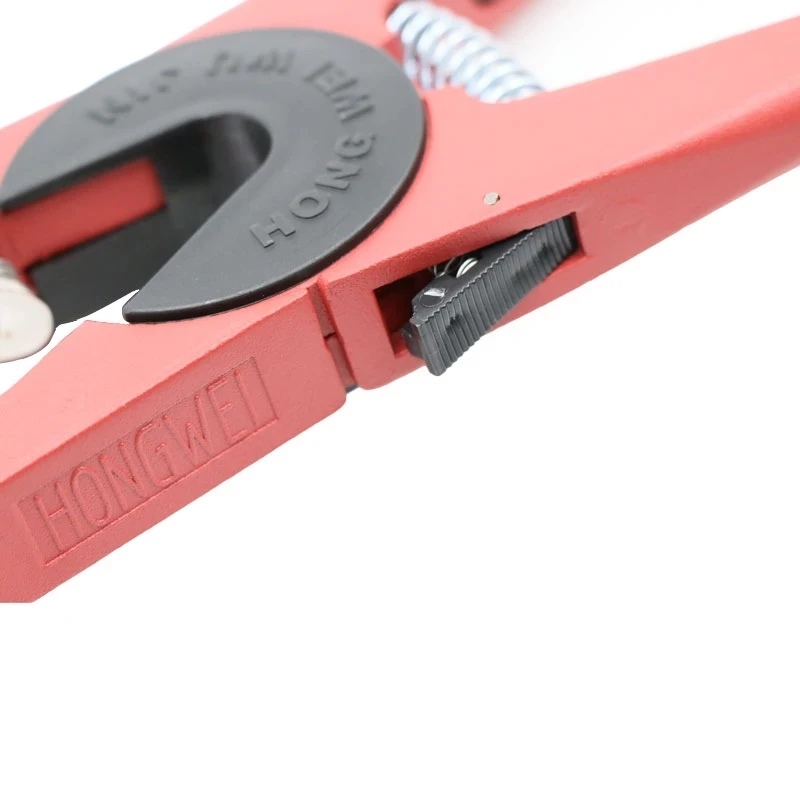 1 Pcs Practical Cattle Livestock Metal Goat Sheep Horse Ear Tag Animal Tools Plier Forcep Applicator Red Alloy Material