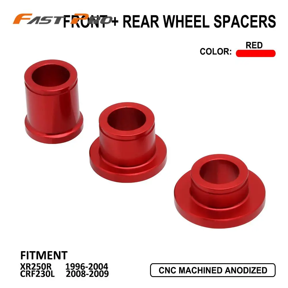 Front Rear Wheel Hub Spacer Motorcycle Accessories For Honda XR250R XR 250R 1996-2004 CRF230L 2008-2009 Motocross Dirt Bike