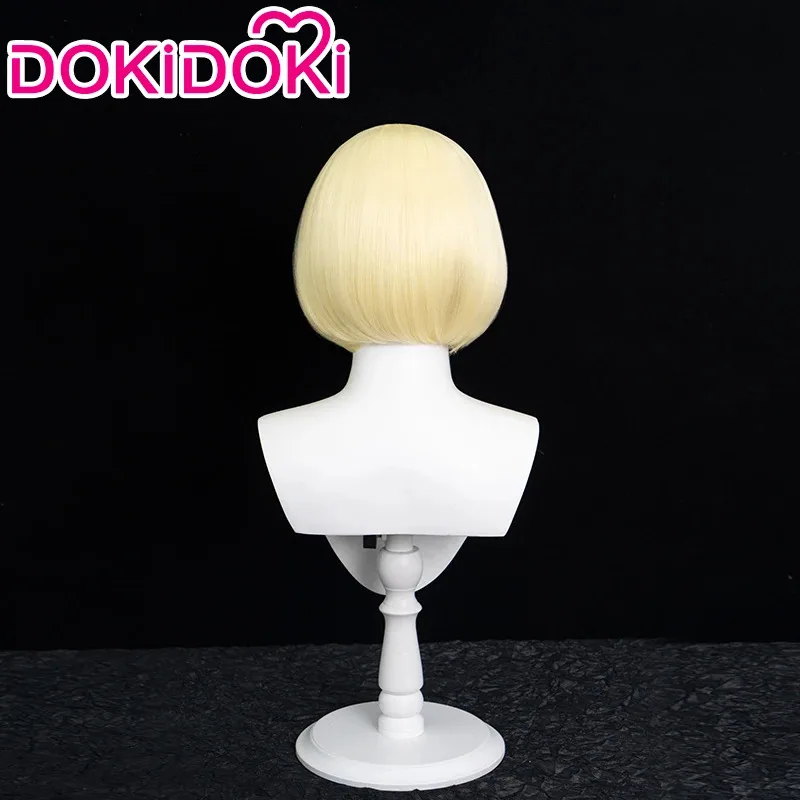 متوفر في المخزون الفانيليا النقية فطيرة اليقطين كوكي شعر مستعار لعبة كوكي تشغيل المملكة DokiDoki كوكي شعر مستعار تأثيري مقاومة الاصطناعية هالوين