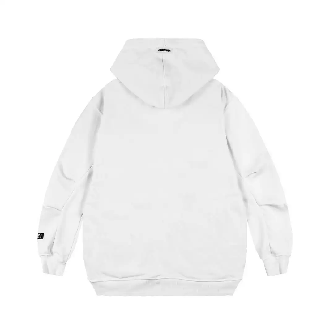 Y2K อเมริกันเรโทรแฟชั่นสไตล์เรียบง่ายตัวอักษรพิมพ์เสื้อฮู้ดสตรีทฮิปฮอปแฟชั่นคู่ผู้ชายเสื้อลำลอง