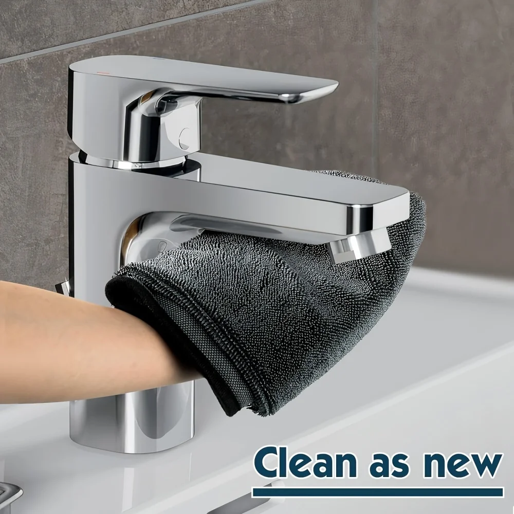 Magic Polyester Cloths (3-Pack)–Streak-Free,Ultra-Soft! Perfect for Kitchen,Car,Glasses & Electronics – Washable & Long-Lasting