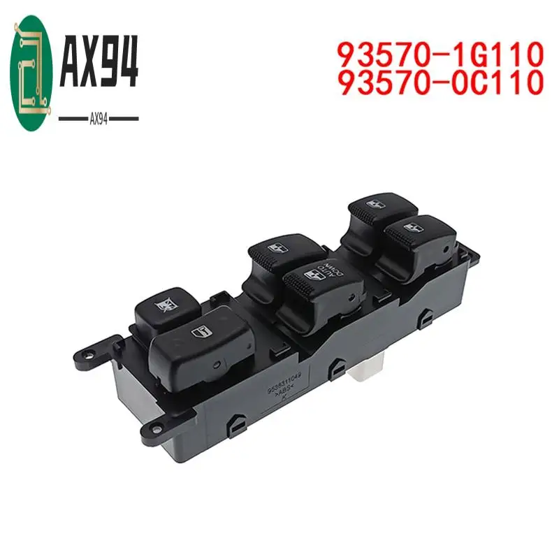 

AX94-Master Power Window Switch 93570-0C110 For Kia Rio Front Left