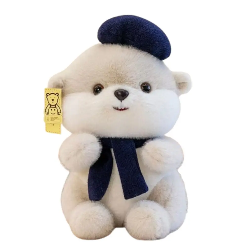 Pluizige bever pluche pop collectie zachte kleine otter knuffel nieuwigheid cartoon eekhoorn knuffel verjaardagscadeau