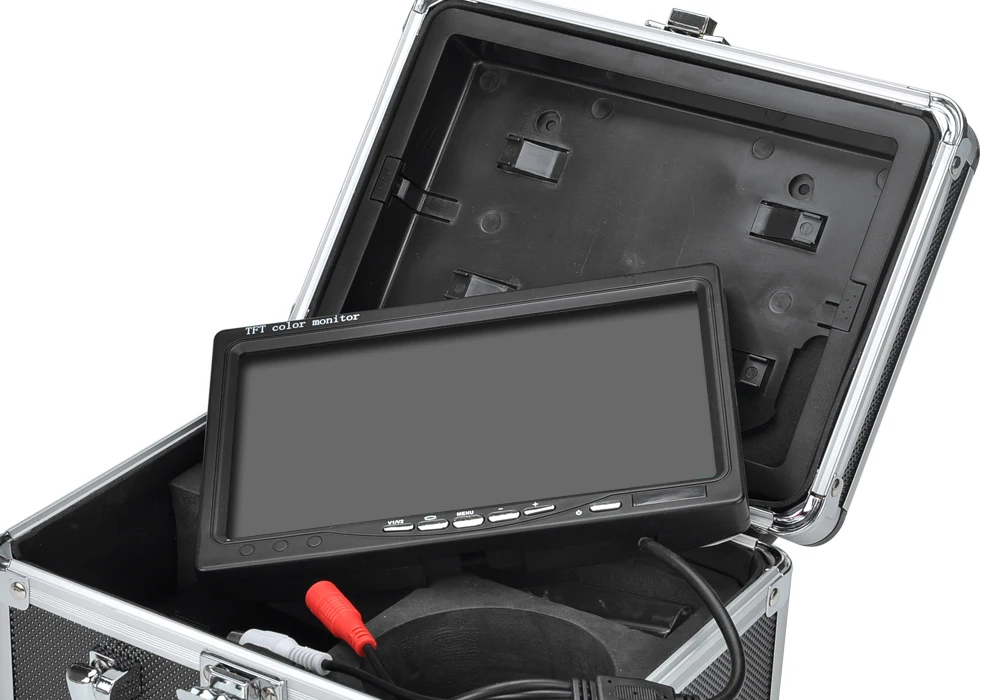 

7 Inch 1000TVL HD Waterproof Underwater Fishing Video Camera 15m Cable Used For Ice/Sea/River Fishing