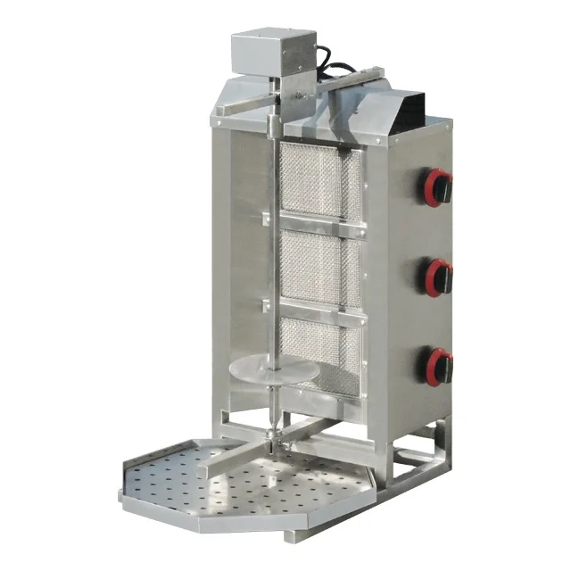 gas mini doner machine/kebab machine