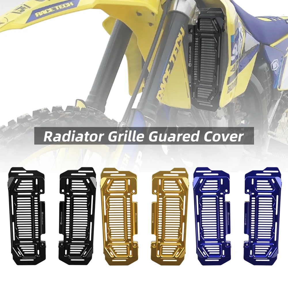 Radiator Grille Guard Cover Protector FOR Suzuki RM250 RM 250 1996-1998 1999 2000 2001 2002 2003 2004 2005 2006 Radiator Guards