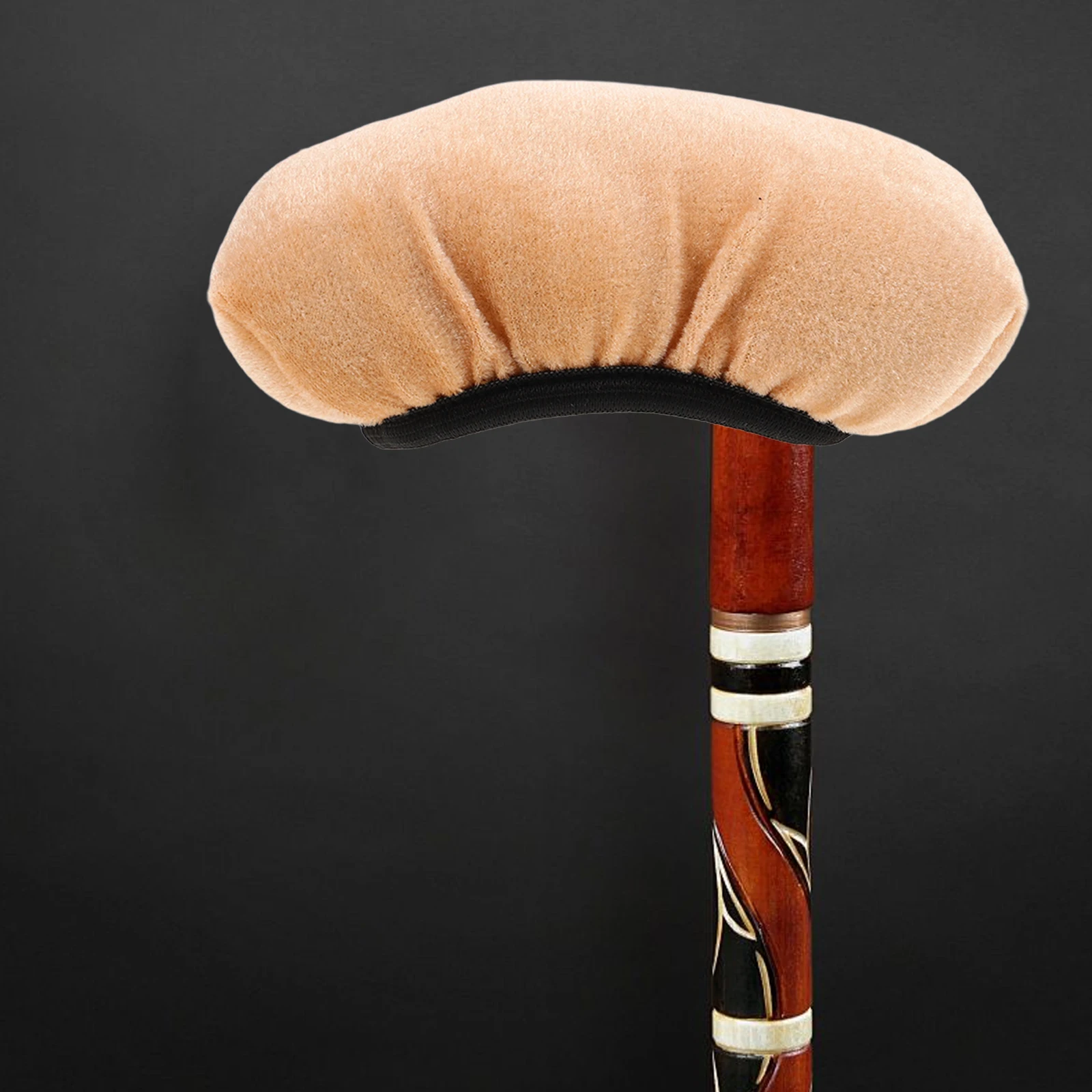 

2Pcs Soft Underarm Crutch Pads Comfortable Cushioned Anti-Slip Elderly Walking Stick Accessories Crutch Covers Padding