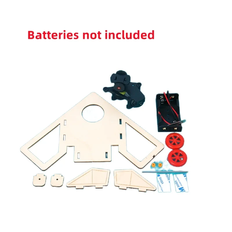 장애물 회피 과학 실험 자동차 로봇 초등학생을위한 DIY 키트 수동 지능 기술 장난감 선물