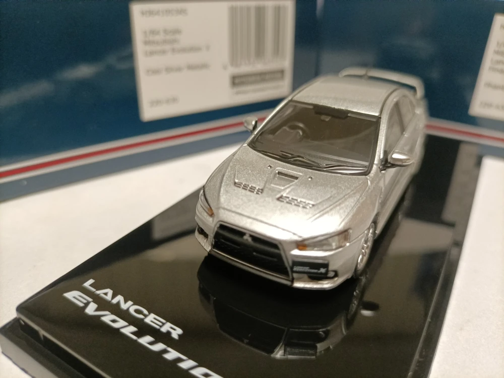 ホビー-日本の改造されたスポーツカーモデル、lancer evo xラリーエディション、1:64、三菱小型車シンプラ10世代