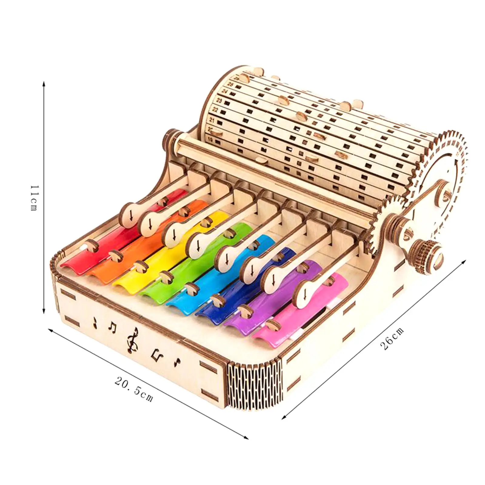 Diy Piano Kit Instrument Speelgoed Houten Puzzel Educatief Brein Teaser Voor Kinderen