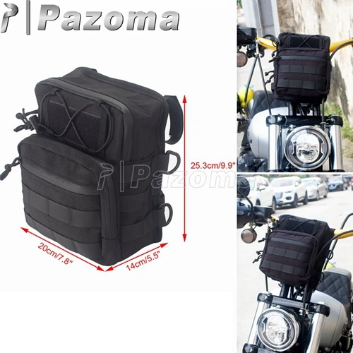 Clubstijl Zadeltas Voor Harley Sportster Dyna Softail Cafe Racer Moto Achterzijde Bagage Opbergtas Motorfiets Zadel Gereedschapspakket