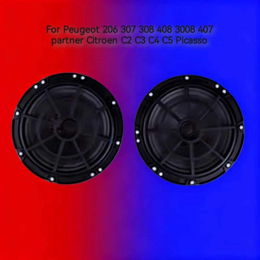 

Baificar Brand New Front Door Sound Car Audio Speaker For Peugeot 206 307 308 408 3008 407 partner Citroen C2 C3 C4 C5 Picasso