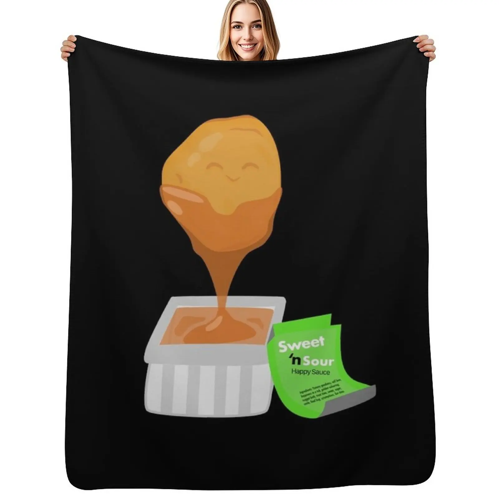 

Chicken nugget sweet n sour sauce Throw Blanket Tourist Sofas for sofa Personalized Gift Blankets
