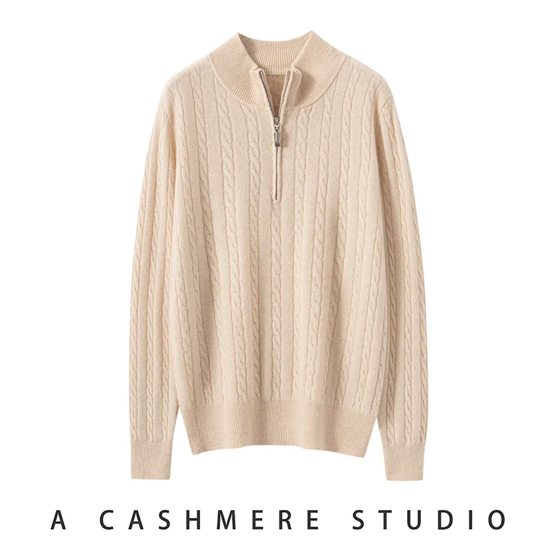 

100% кашемировый женский свитер, вязаный пуловер с полувысоким воротником на осень и зиму, новый женский свитер, женская одежда