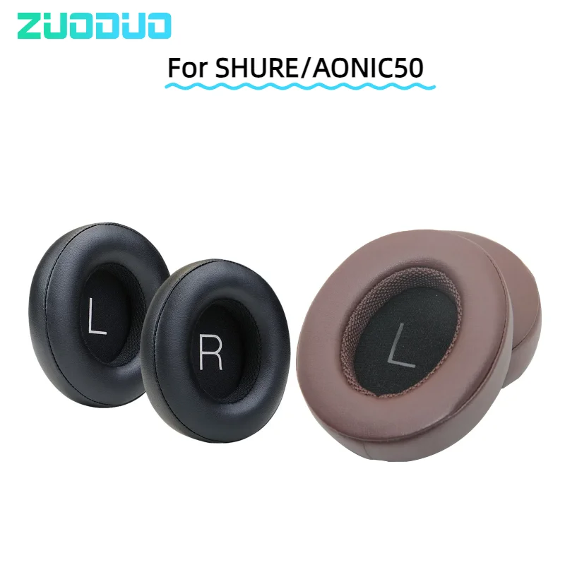 

Replacement Earpads for Shure AONIC 50 Noise Cancelling Earmuffs Ultra-soft Sponge Repair Parts Wireless Bluetooth Headphone