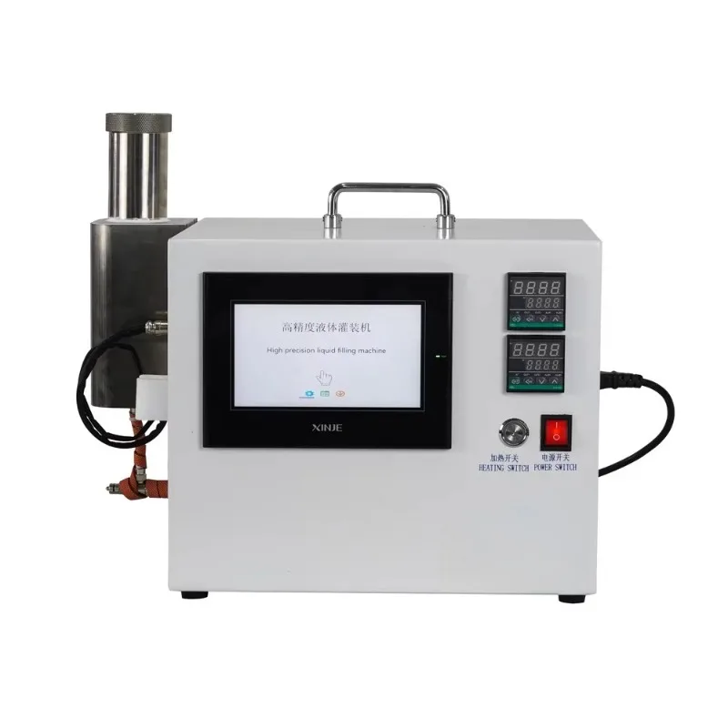 High Precision Semi Automatic 500ml Thick Liquid Oil Top Suppository Filling Machine for Plastic Bottles Chemical Application