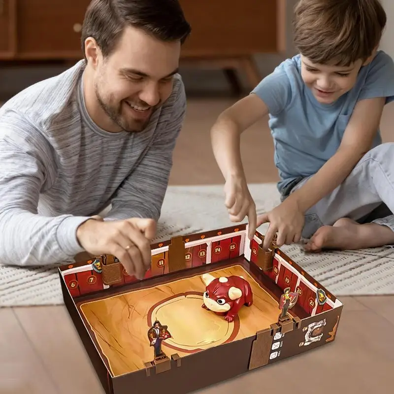 Board Games For Kids Interactive Bullfighter Card Games Adults Board Tabletop Game Learning Educational Toys With Music For 2-4