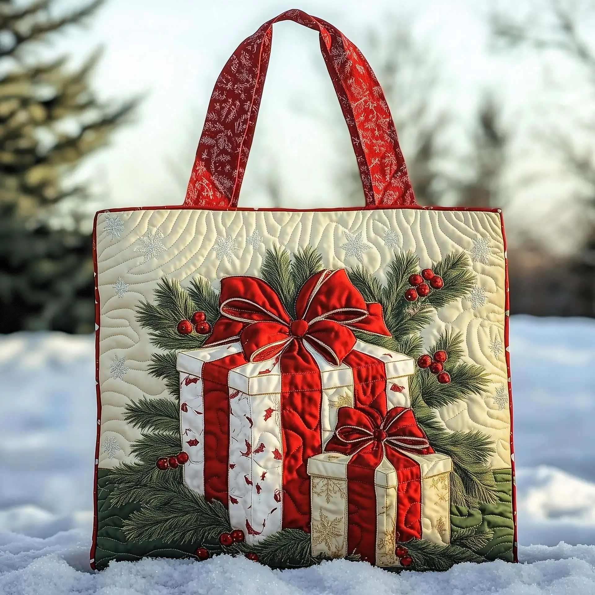 3D Printed Quilted Tote Bag Shopping Bags Gifts elegant Shoulder Bag Handbag Sport Bag Travel Beach Hiking Camping