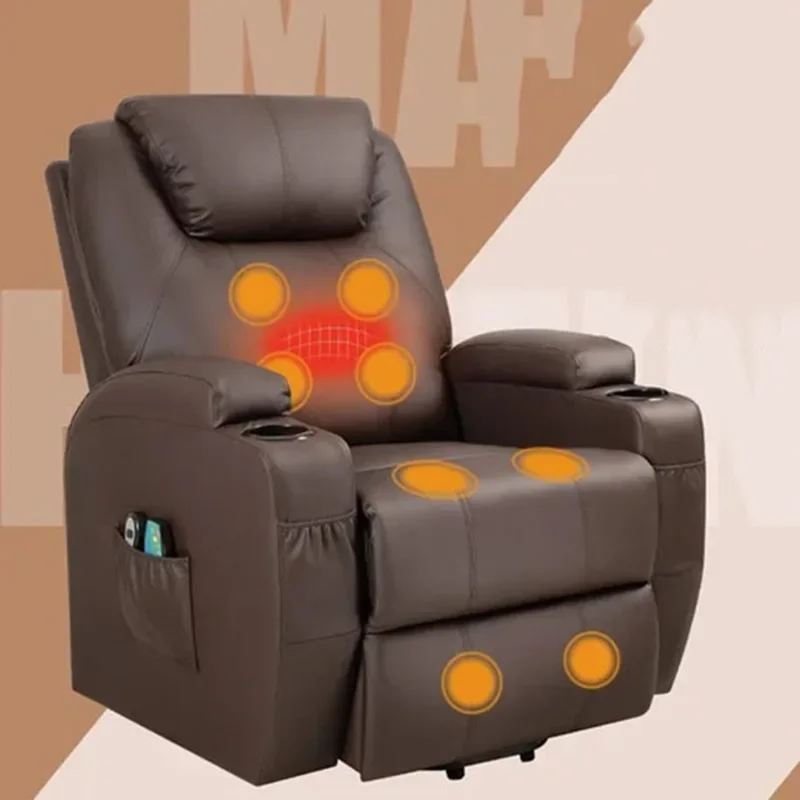 

Helping The Elderly Sofa Sofas Living Room Sectional Electric Recliner Set Furniture Gaming Relax Armchair Theater Seating Power