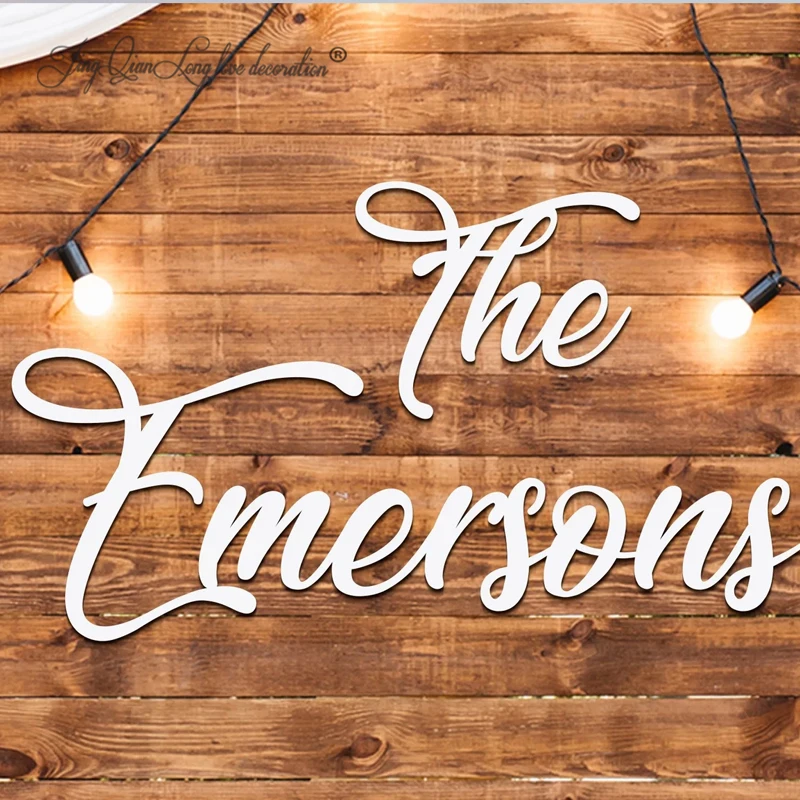 Custom Handmade Wedding Sign Personalized Last Name Wall Sign for Ceremony & Home • Custom Handmade Décor • Wooden Wedding Sign