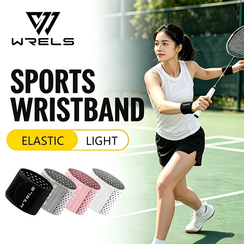 WRELS 1/2PCS Wristbands Ultralight Elastic Thin Breathable Compression Running Basketball Tennis Gym Badminton Support Men Women
