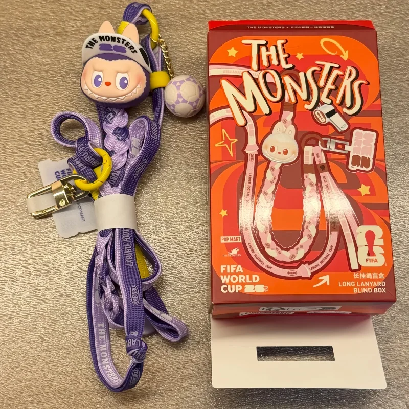 

Новая коллекционная фигурка Pop Mart Long Lanyard Blind Box: Серия «Монстры: Чемпионат мира по футболу FIFA» — Модная игрушка, коллекционная фигурка, милый подарок для детей