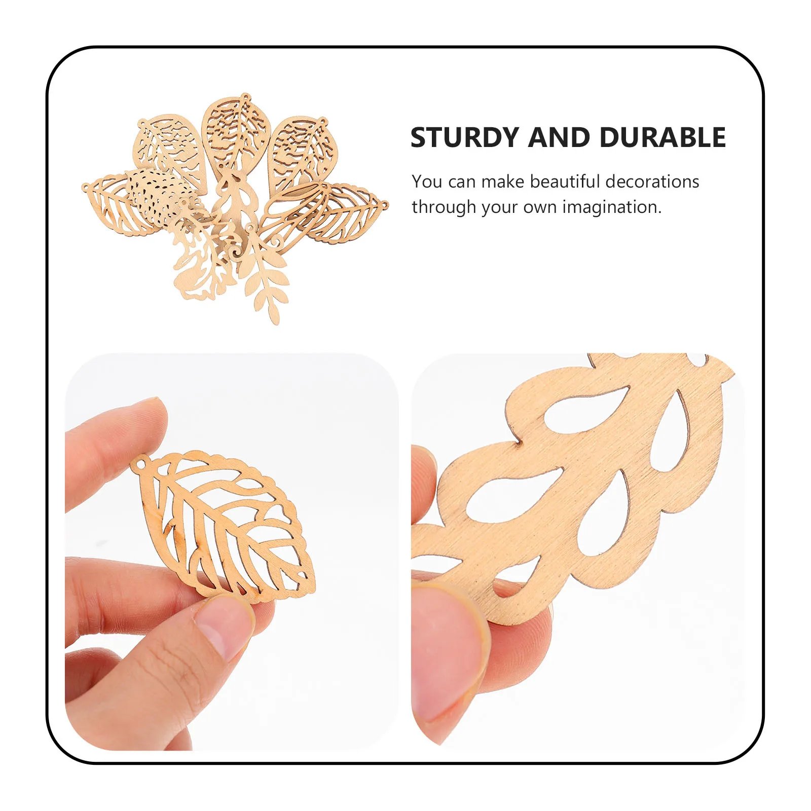 10Pcs DIY Wooden Slices Decors Graffiti Chips Home Office Decoration Supplies Wood Chips Kids Hand-Painted Craft Toys