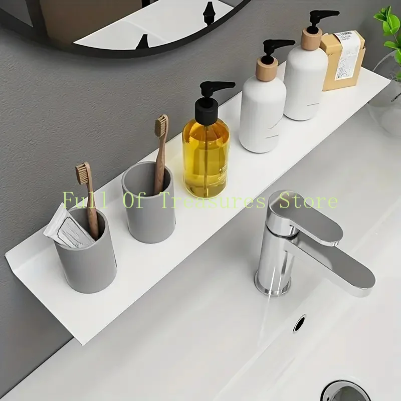 Wall Mounted Bathroom Storage Rack Hanging Shelf Cosmetic Storage Rack Shampoo Shower Gel Holder Organizer Bathroom Accessories